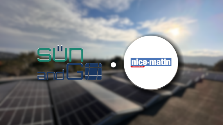 Nice Matin Le mag parution presse SUN and GO et Expressions Aromatiques projet pose panneaux photovoltaïques toiture et ombrières bornes de recharge pour véhicule électrique entreprise
