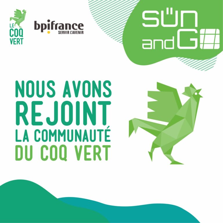SUNandGO-rejoint-communaute-coq-vert-bpi-france-ademe-2025-transition-ecologique-energetique-entreprises-engagees